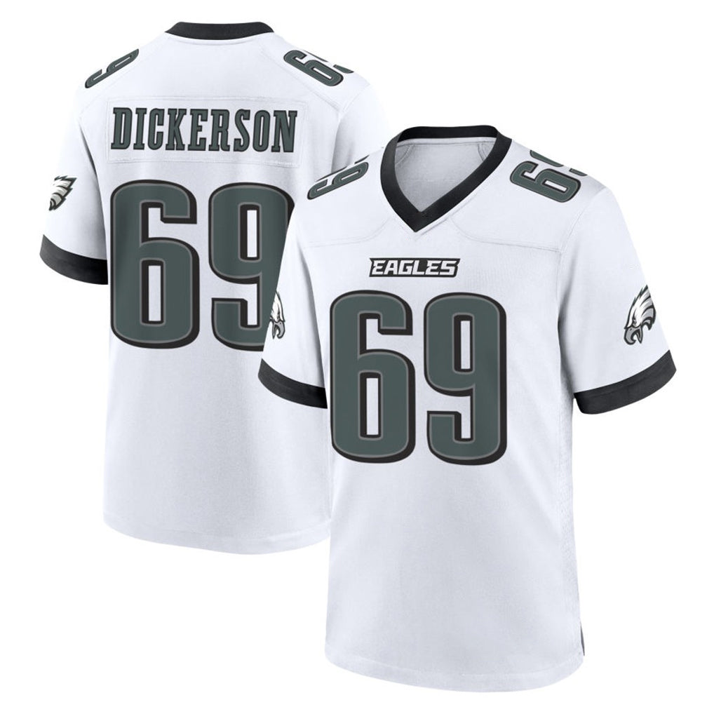 Kdoa P.Eagles #69 Landon Dickerson Player White Game Home Stitched Jerseys