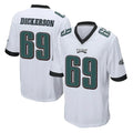 Kdoa P.Eagles #69 Landon Dickerson Player White Home Game Stitched Jerseys