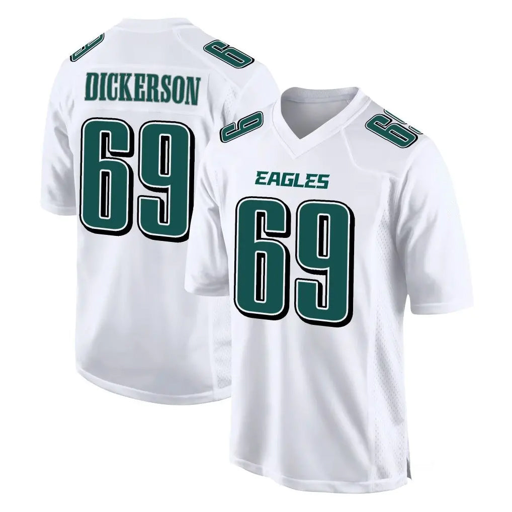 Kdoa P.Eagles #69 Landon Dickerson Player White Tundra Fashion Home Game Stitched Jerseys