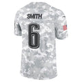 Kdoa P.Eagles #6 DeVonta Smith Arctic Camo 2024 Salute to Service Limited Stitched Jerseys