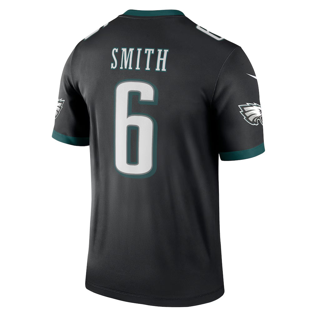 Kdoa P.Eagles #6 DeVonta Smith Black Legend Player Performance Top Stitched Jerseys
