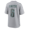 Kdoa P.Eagles #6 DeVonta Smith Gray Atmosphere Fashion Game Stitched Jerseys