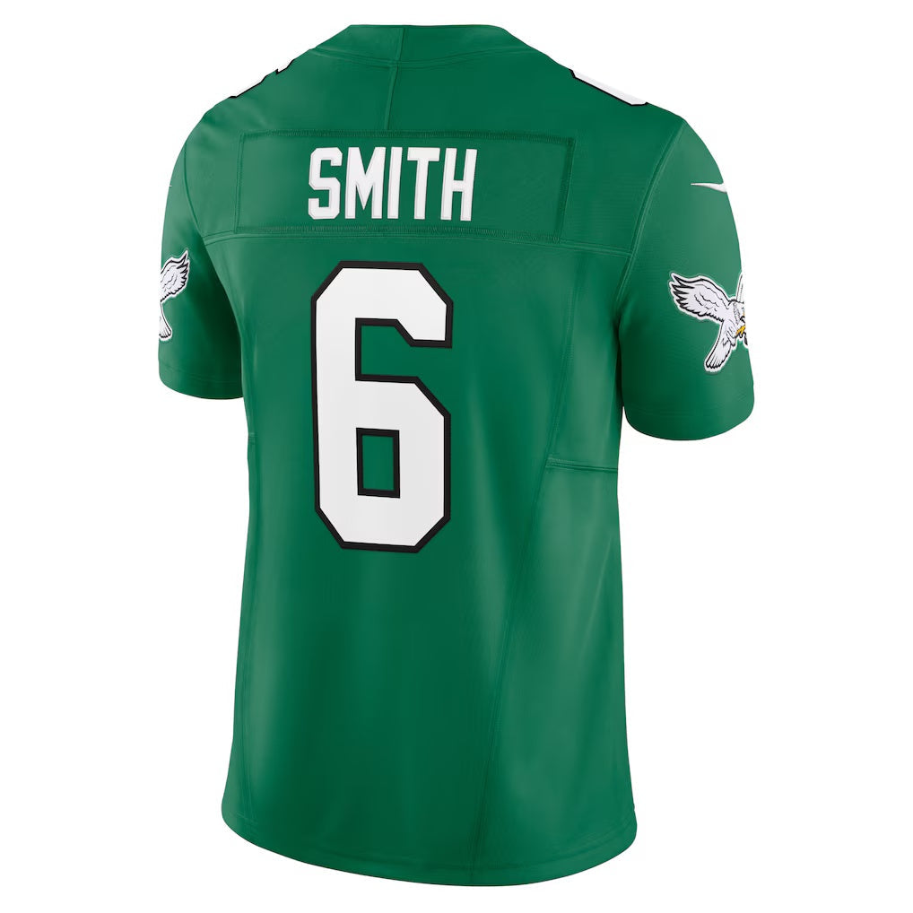Kdoa P.Eagles #6 DeVonta Smith Kelly Green Vapor F.U.S.E. Limited Stitched Jerseys
