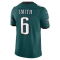 Kdoa P.Eagles #6 DeVonta Smith Midnight Green Vapor F.U.S.E. Limited Stitched Jerseys