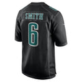 Kdoa P.Eagles #6 DeVonta Smith Player Carbon Black Fashion Game Stitched Jerseys