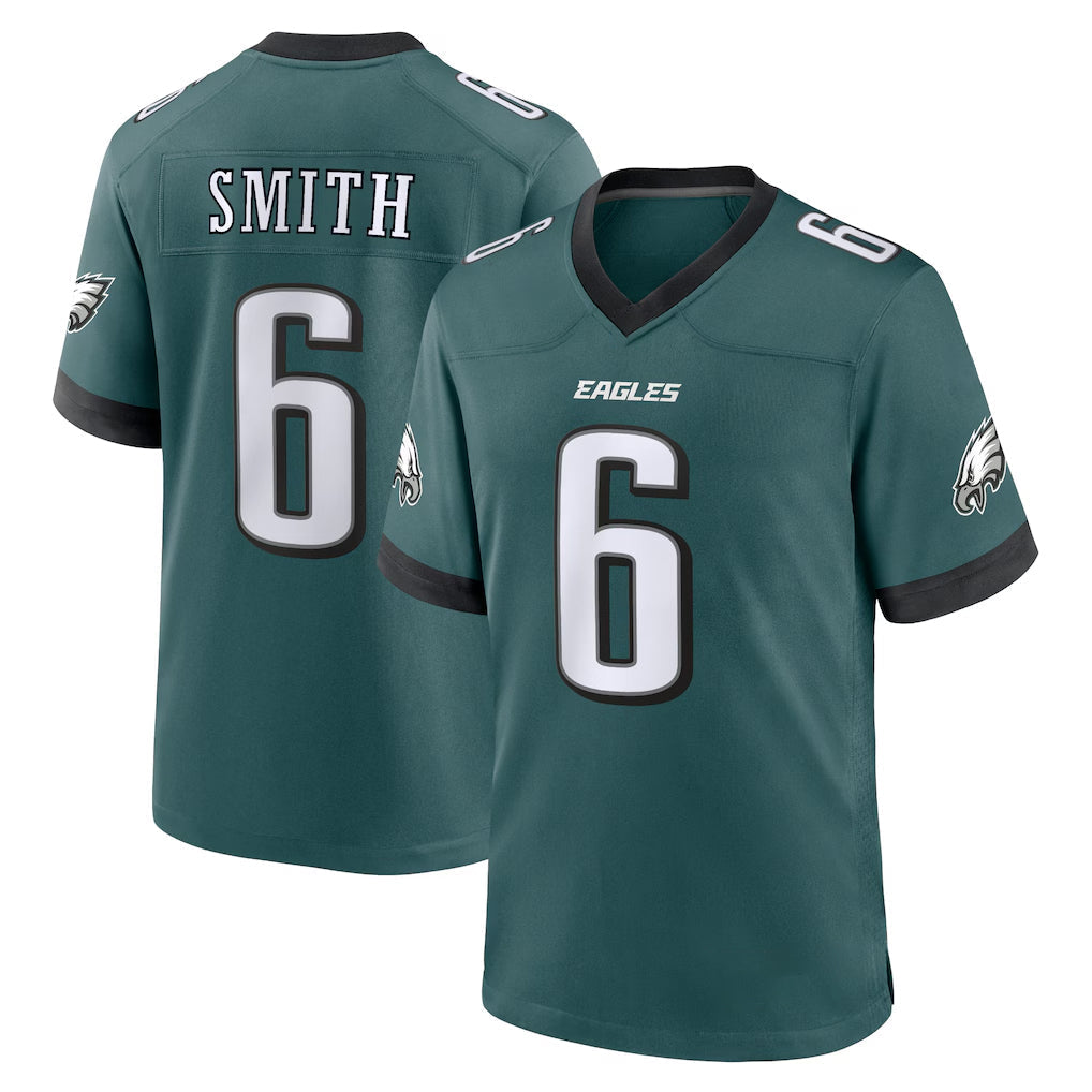 Kdoa P.Eagles #6 DeVonta Smith Player Green Home Game Stitched Jerseys