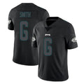 Kdoa P.Eagles #6 DeVonta Smith Player Limited Black Impact Home Game Stitched Jerseys