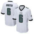 Kdoa P.Eagles #6 DeVonta Smith Player White Home Game Stitched Jerseys