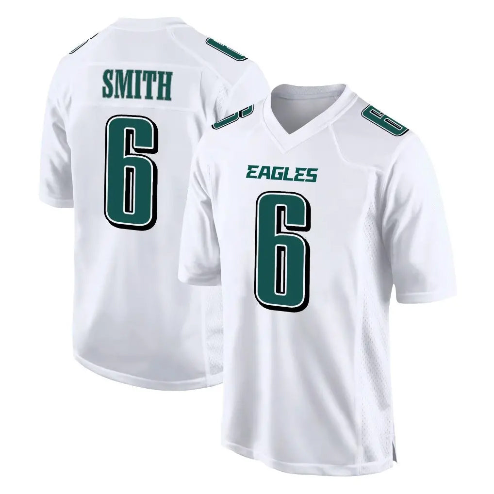 Kdoa P.Eagles #6 DeVonta Smith Player White Tundra Fashion Home Game Stitched Jerseys