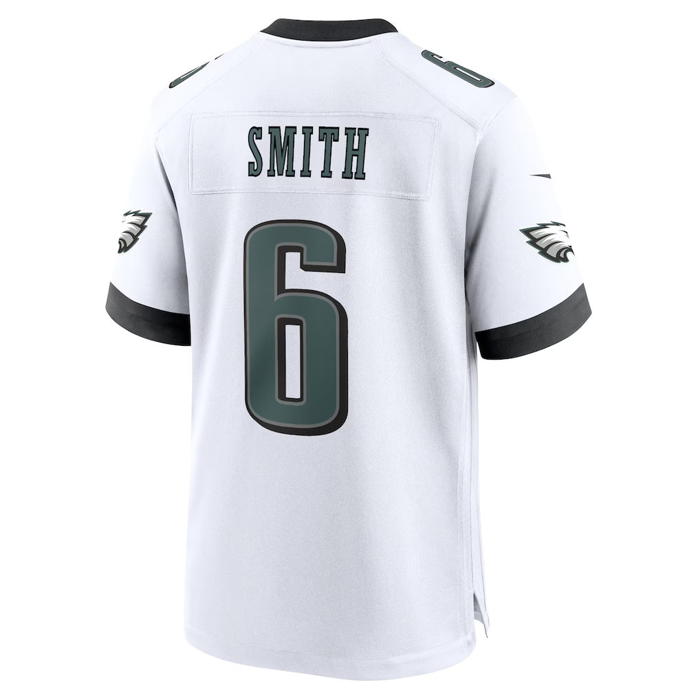 Kdoa P.Eagles #6 DeVonta Smith White White Game Stitched Jerseys