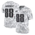 Kdoa P.Eagles #88 Dallas Goedert Player Arctic Camo Salute to Service Limited Game Stitched Jerseys