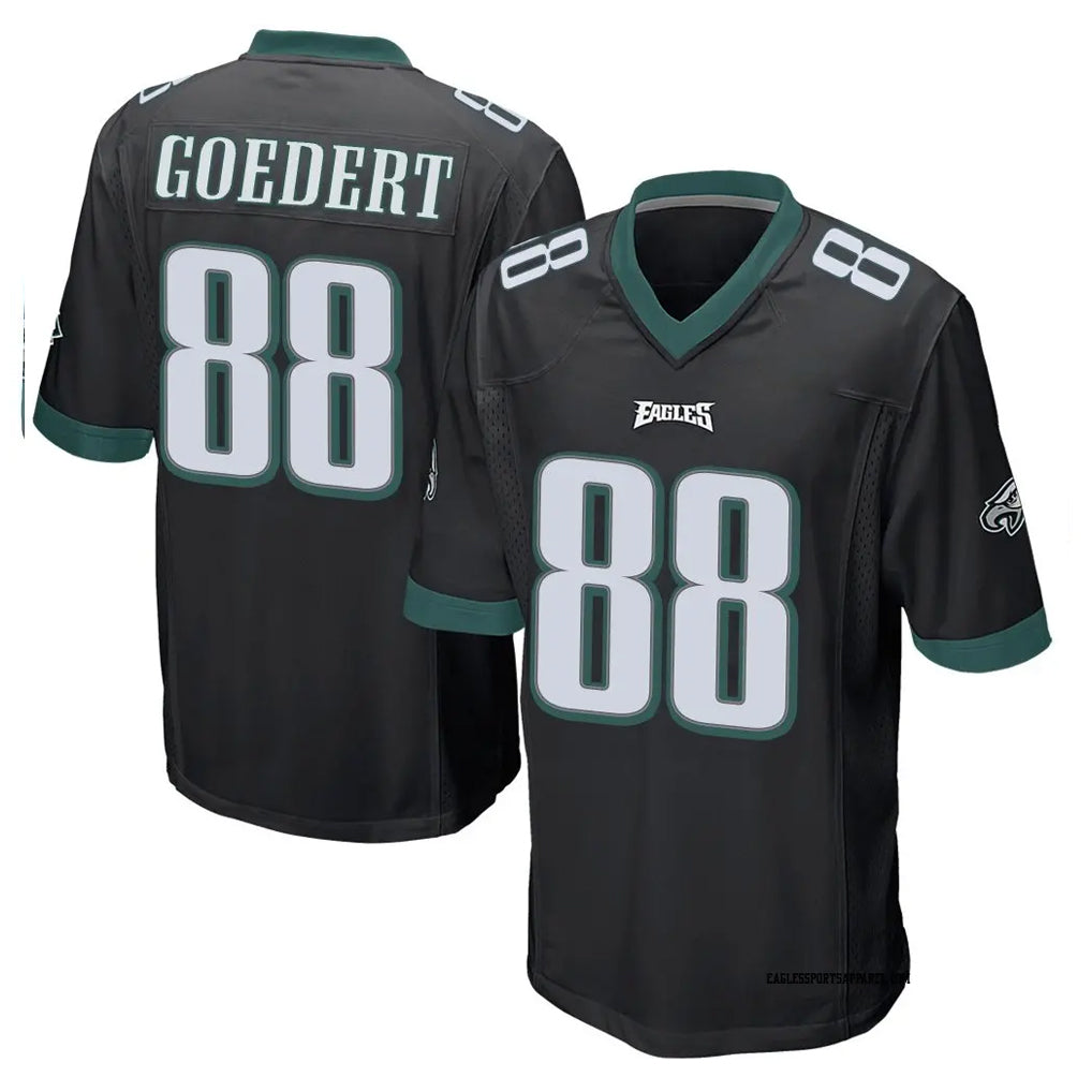 Kdoa P.Eagles #88 Dallas Goedert Player Black Home Game Stitched Jerseys