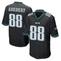 Kdoa P.Eagles #88 Dallas Goedert Player Black Home Game Stitched Jerseys