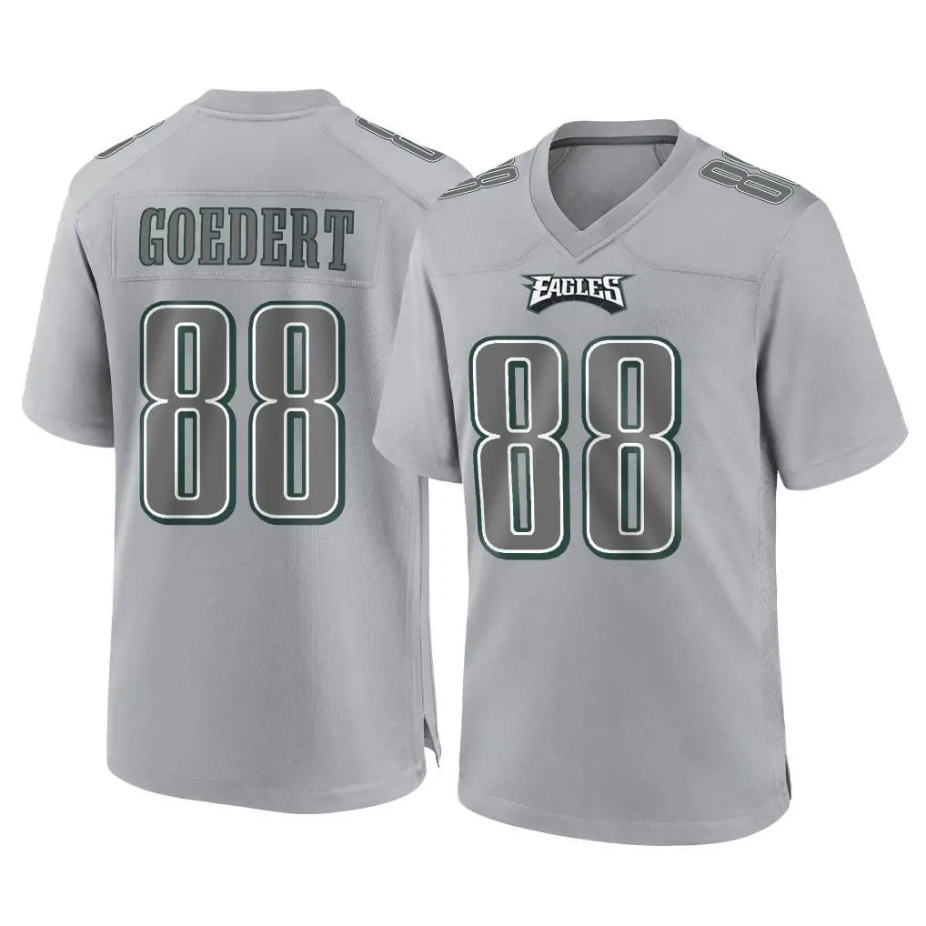 Kdoa P.Eagles #88 Dallas Goedert Player Gray Atmosphere Fashion Home Game Stitched Jerseys