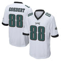 Kdoa P.Eagles #88 Dallas Goedert Player White Home Game Stitched Jerseys