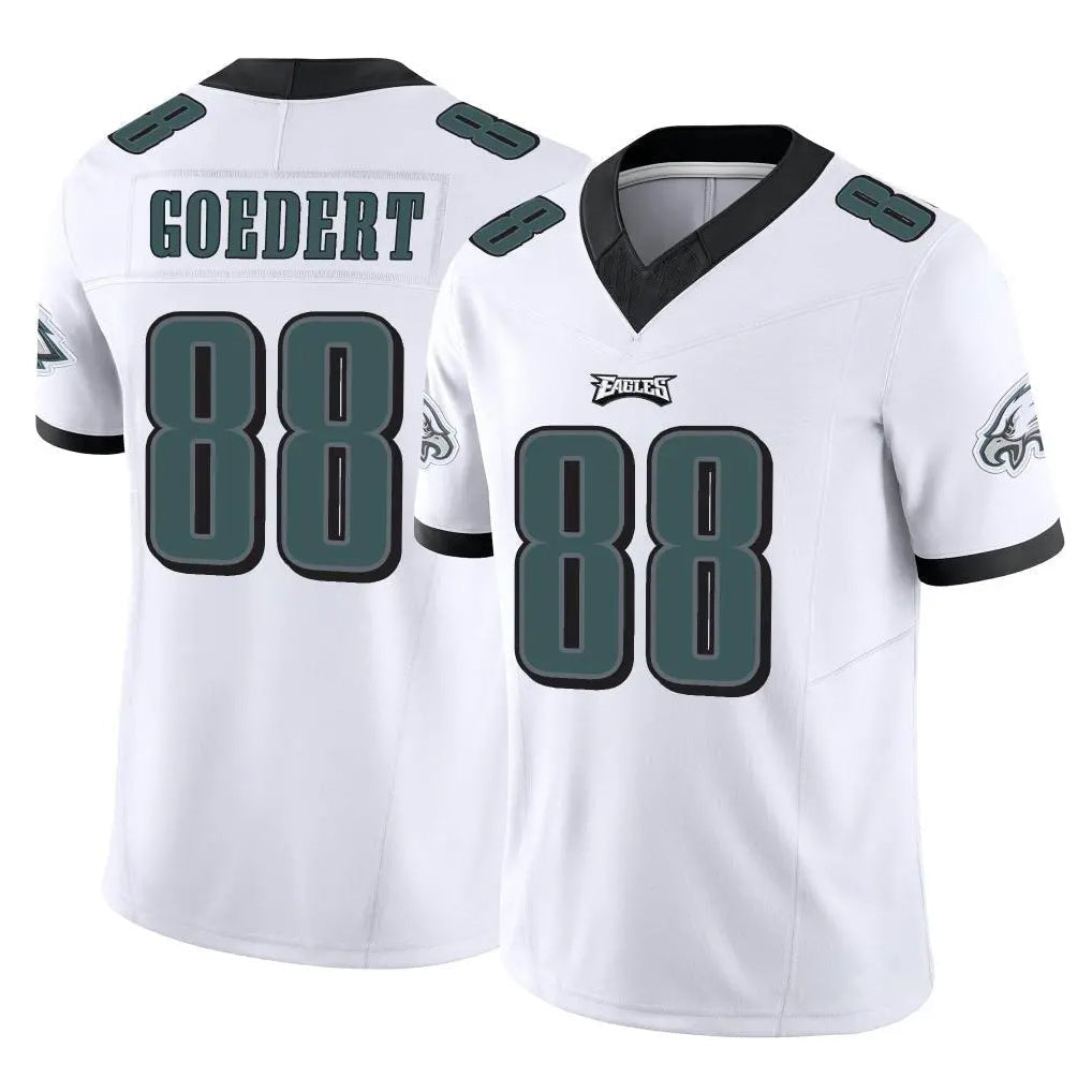 Kdoa P.Eagles #88 Dallas Goedert Player White Limited Vapor F.U.S.E. Home Game Stitched Jerseys