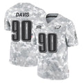 Kdoa P.Eagles #90 Jordan Davis Player Arctic Camo Salute to Service Limited Game Stitched Jerseys