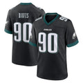Kdoa P.Eagles #90 Jordan Davis Player Black Game Home Stitched Jerseys