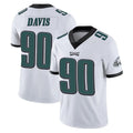 Kdoa P.Eagles #90 Jordan Davis Player White Limited Vapor Untouchable Home Game Stitched Jerseys