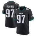 Kdoa P.Eagles #97 Moro Ojomo Player Black Game Home Stitched Jerseys