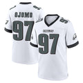 Kdoa P.Eagles #97 Moro Ojomo Player White Game Home Stitched Jerseys