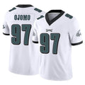 Kdoa P.Eagles #97 Moro Ojomo Player White Limited Vapor F.U.S.E. Home Game Stitched Jerseys