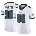 Kdoa P.Eagles #98 Jalen Carter Player White Limited Vapor F.U.S.E. Home Game Stitched Jerseys