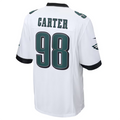 Kdoa P.Eagles #98 Jalen Carter White Game Jersey Stitched American Stitched Jersey