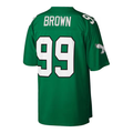 Kdoa P.Eagles #99 Jerome Brown Mitchell & Ness Kelly Green Big & Tall 1990 Retired Player Replica Stitched Puhic Jersey
