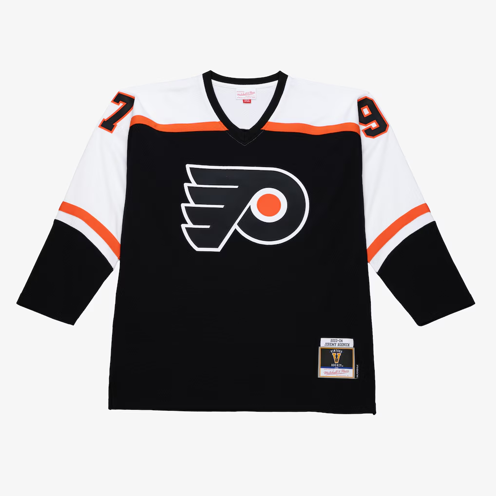 Kdoa P.Flyers Jeremy Roenick Mitchell & Ness Black 2003 Power Play Jerseys