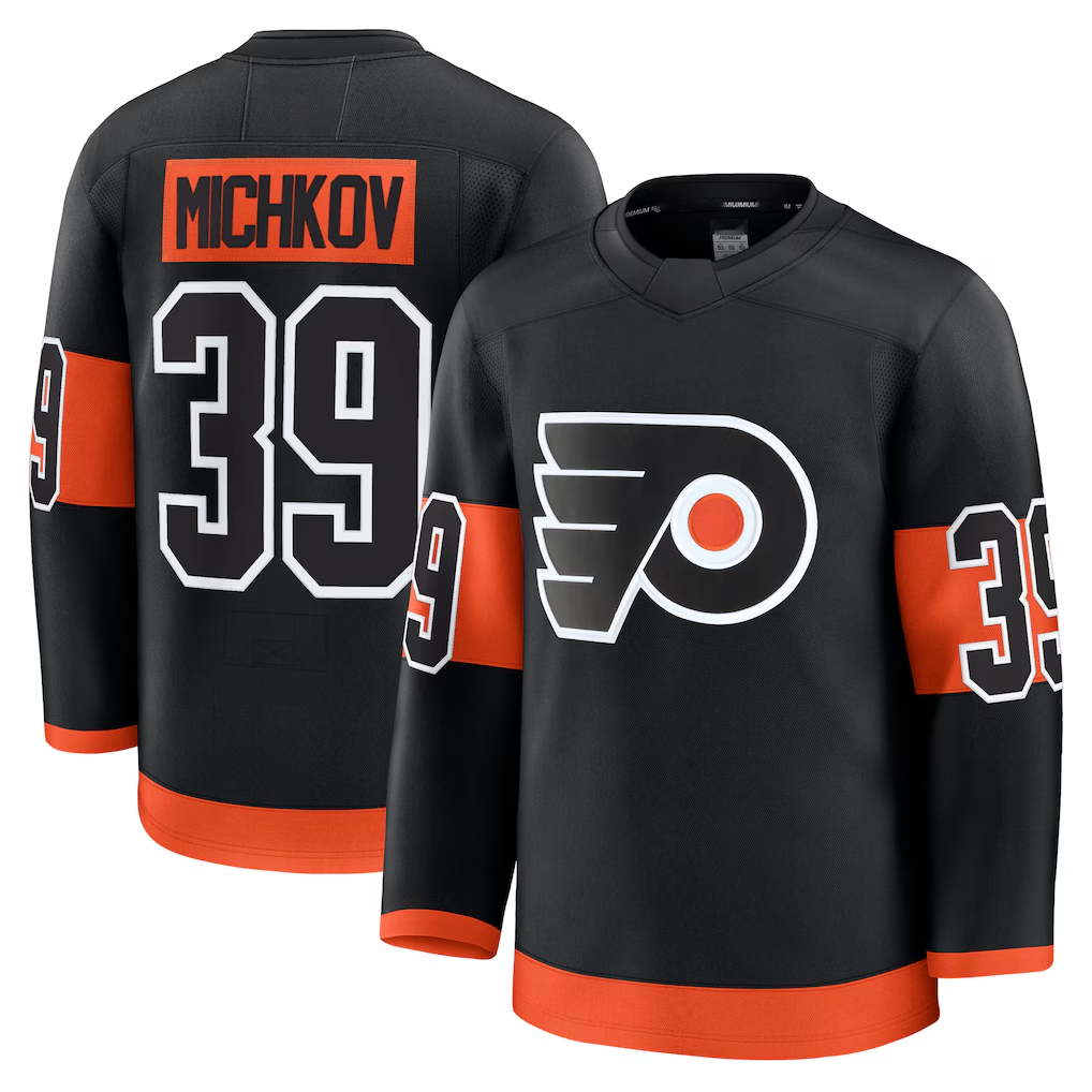 Kdoa P.Flyers #39 Matvei Michkov Black Alternate Premium Jerseys