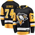 Kdoa P.Penguins #74 Stuart Skinner Black Home Breakaway Jerseys