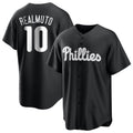 Kdoa P.Phillies #10 J.T. Realmuto Player Black Alt Fashion Home Game Stitched Jerseys