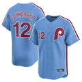 Kdoa P.Phillies #12 Kyle Schwarber Player Light Blue Home Limited Stitched Jerseys