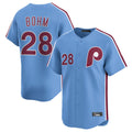 Kdoa P.Phillies #28 Alec Bohm Player Light Blue Home Limited Stitched Jerseys