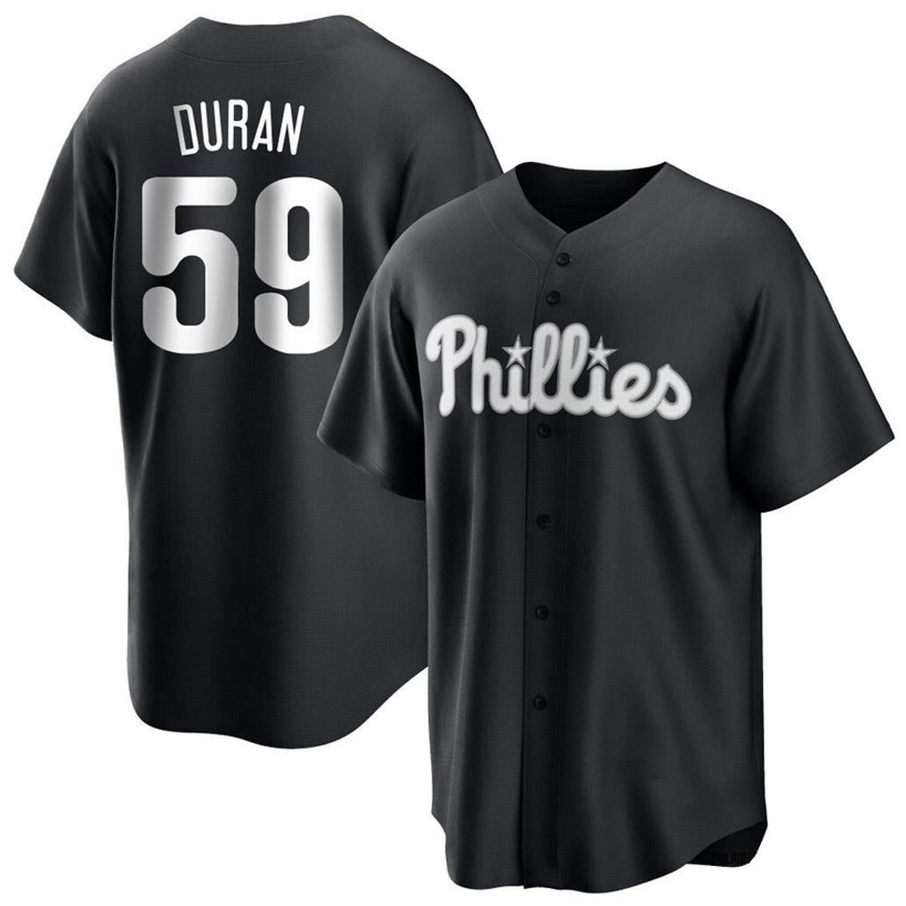 Kdoa P.Phillies #59 Jhoan Duran Player Black Alt Fashion Home Game Stitched Jerseys