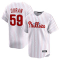 Kdoa P.Phillies #59 Jhoan Duran Player White Home Limited Stitched Jerseys