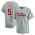 Kdoa P.Phillies #5 Bryson Stott Player Gray Home Limited Stitched Jerseys