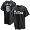 Kdoa P.Phillies #6 Ryan Howard Player Black Alt Fashion Home Game Stitched Jerseys