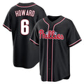 Kdoa P.Phillies #6 Ryan Howard Player Black Fashion Out Home Game Stitched Jerseys