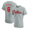 Kdoa P.Phillies #6 Ryan Howard Player Gray Home Limited Elite Stitched Jerseys