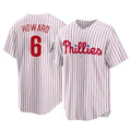 Kdoa P.Phillies #6 Ryan Howard Player White Home Game Stitched Jerseys