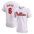 Kdoa P.Phillies #6 Ryan Howard Player White Home Limited Elite Stitched Jerseys