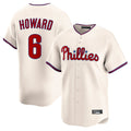 Kdoa P.Phillies #6 Ryan Howardr Player Cream Home Limited Stitched Jerseys