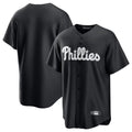 Kdoa P.Phillies Blank Player Black Alt Fashion Home Game Stitched Jerseys