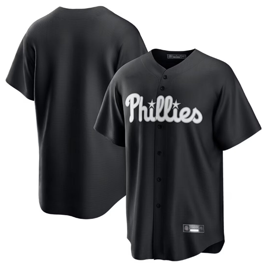 Kdoa P.Phillies Blank Player Black Alt Fashion Home Game Stitched Jerseys