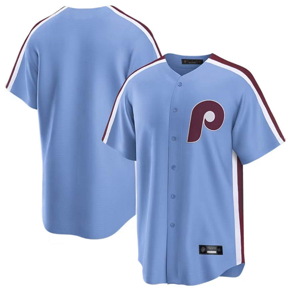 Kdoa P.Phillies Blank Player Light Blue Home Limited Stitched Jerseys