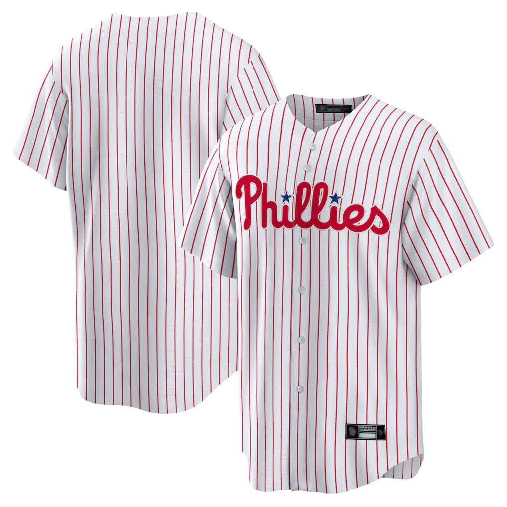 Kdoa P.Phillies Blank Player White Home Limited Game Stitched Jerseys