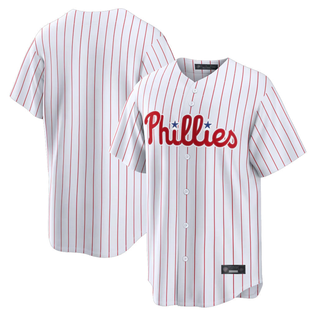 Kdoa P.Phillies Blank Player White Home Limited Stitched Jerseys
