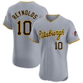 Kdoa P.Pirates #10 Bryan Reynolds Player Gray Road Home Limited Elite Stitched Jerseys